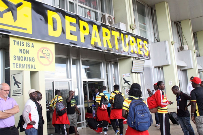 Entebbe Airport departures