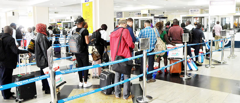 Arrival Entebbe Airport